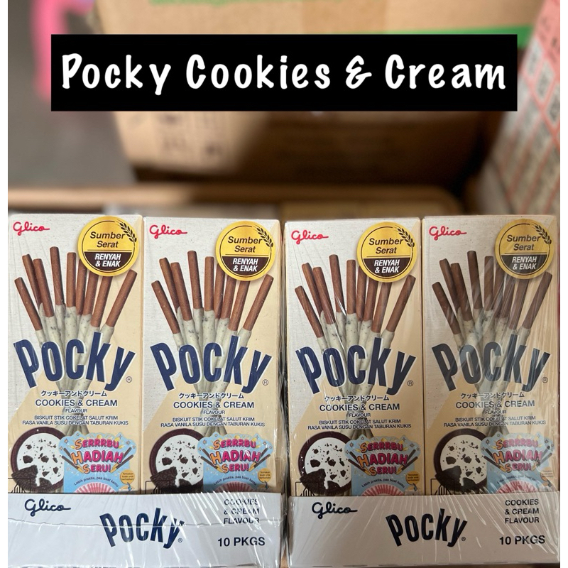 

POCKY COOKIES & CREAM ECER