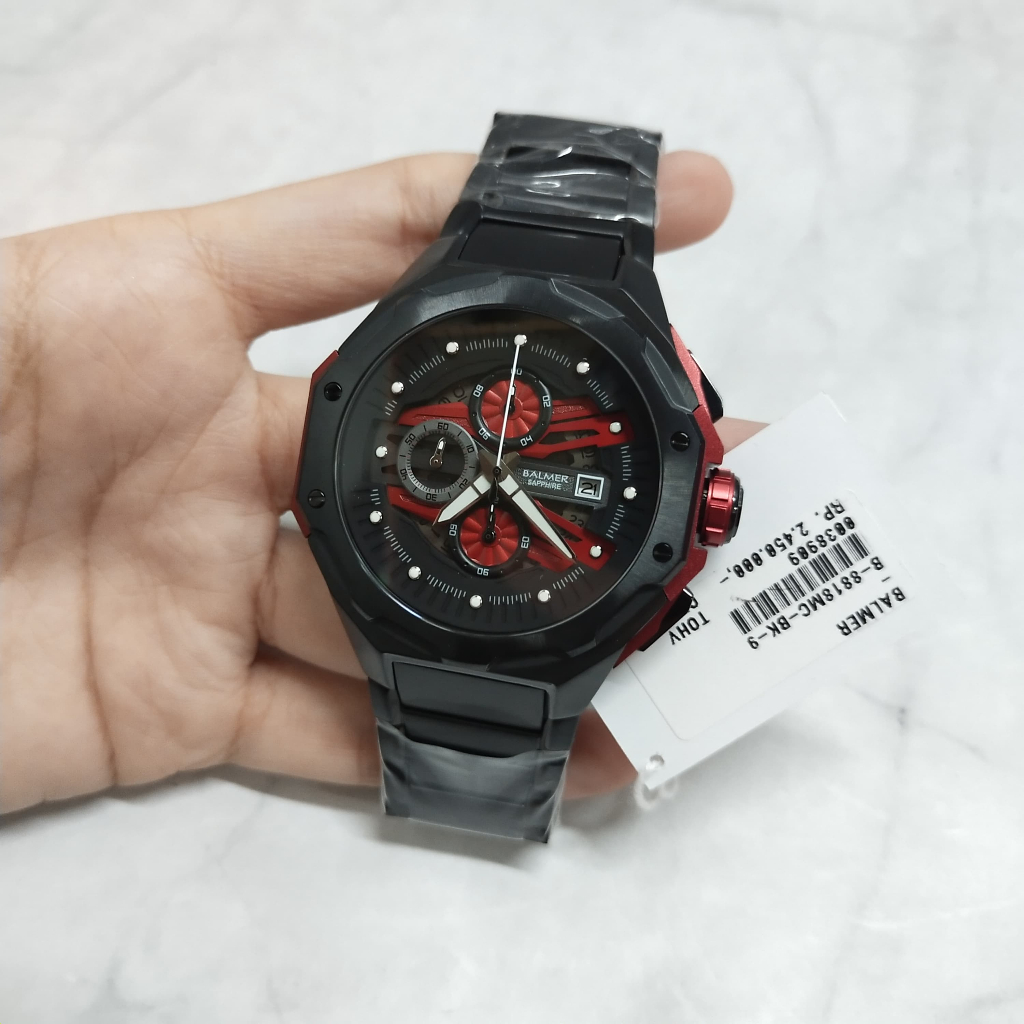 Jam Tangan Original Pria  Balmer B-8818 MC
