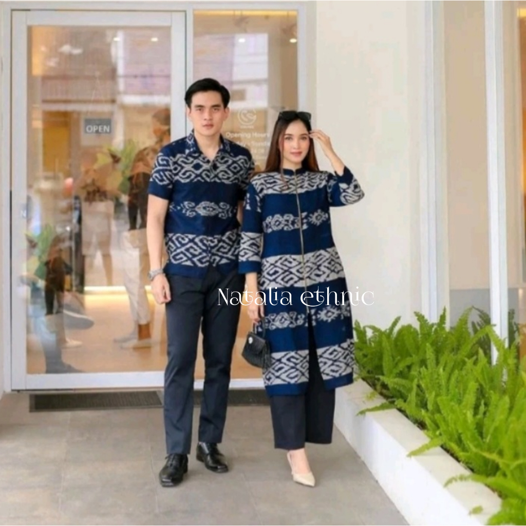 READY STOCK || BAJU TENUN COUPLE || COUPLE TENUN ETHNIC || PAKAIAN TENUN SETELAN || TUNIK || ROK SPA