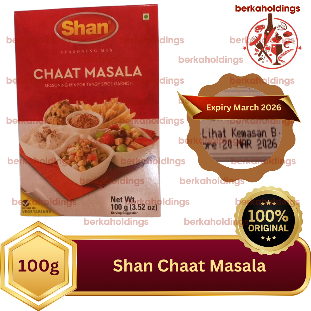 

BUMBU SIAP PAKAI SHAN SEASONING CHAAT MASALA 100 G