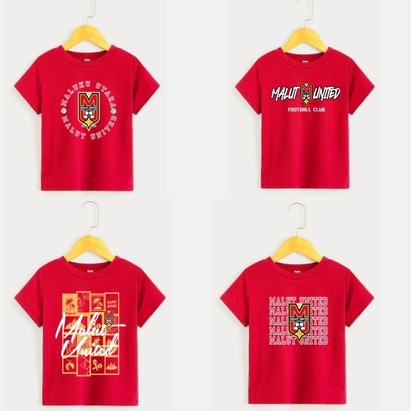 KAOS ANAK MALUT UNITED MERAH