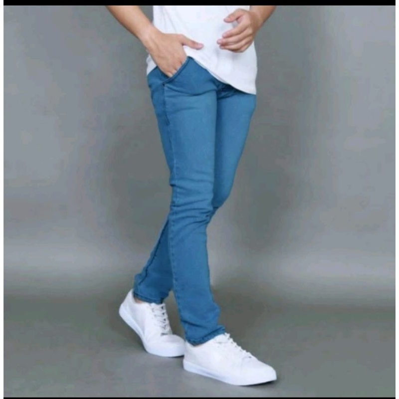 HOT SALE JEANS PANJANG STRECH SKINNY SLIMFIT PRIA DENIM DEWASA DAN LAJANG
