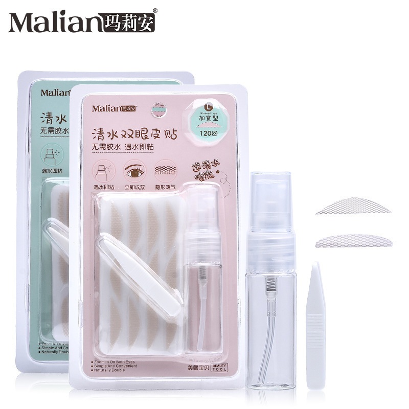 MALIAN EYELID SET PINSET AND SPRAYER Sticker Skot Mata Stiker Mata ROLL Jaring L / Jaring S Makeup [