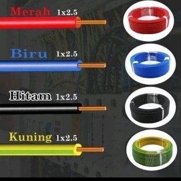 Kabel Listrik Engkel NYA 2.5mm Meteran Eterna