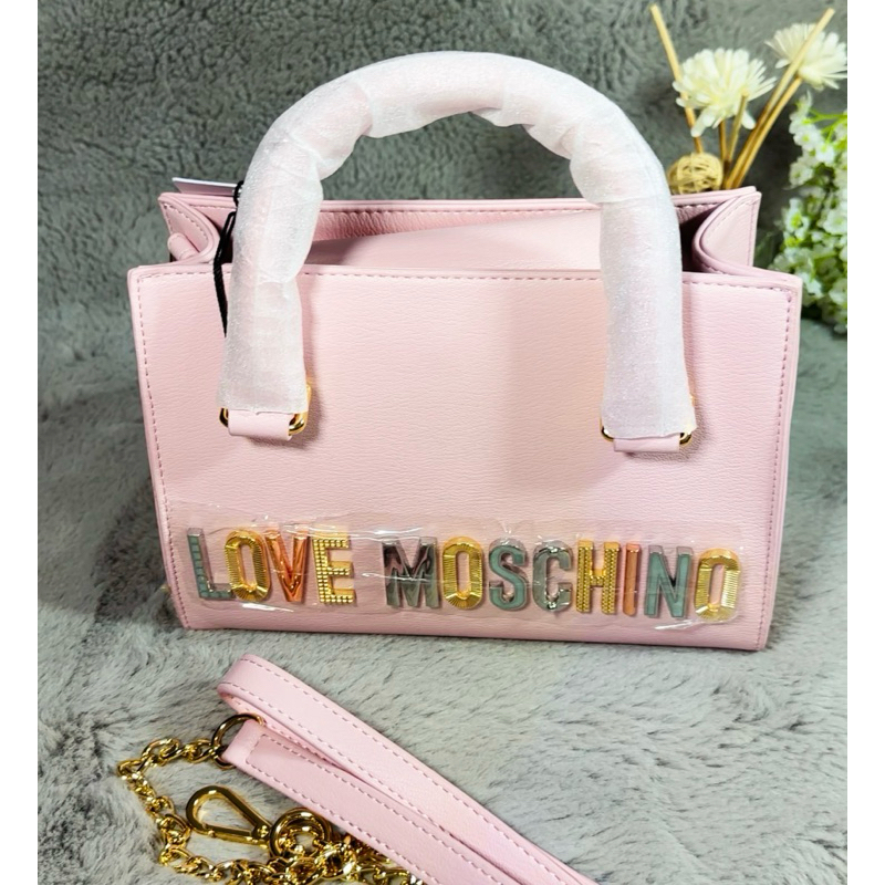 ORIGINAL AUTHENTIC  SLING BAG LM (LOVE_MOSCHINO) ORIGINAL TAS WANITA TAS HITAM