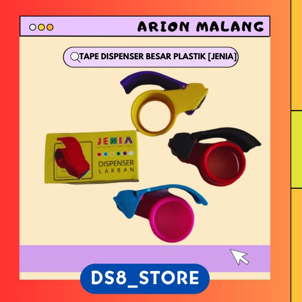 

[PCS] TAPE DISPENSER BESAR/DISPENSER LAKBAN JENIA
