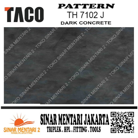 TACO HPL PATTERN TH 7102 J DARK CONCRETE