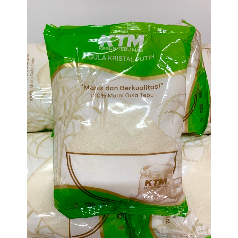 

KTM Gula Kristal Putih / Gula Pasir Kemasan 1kg