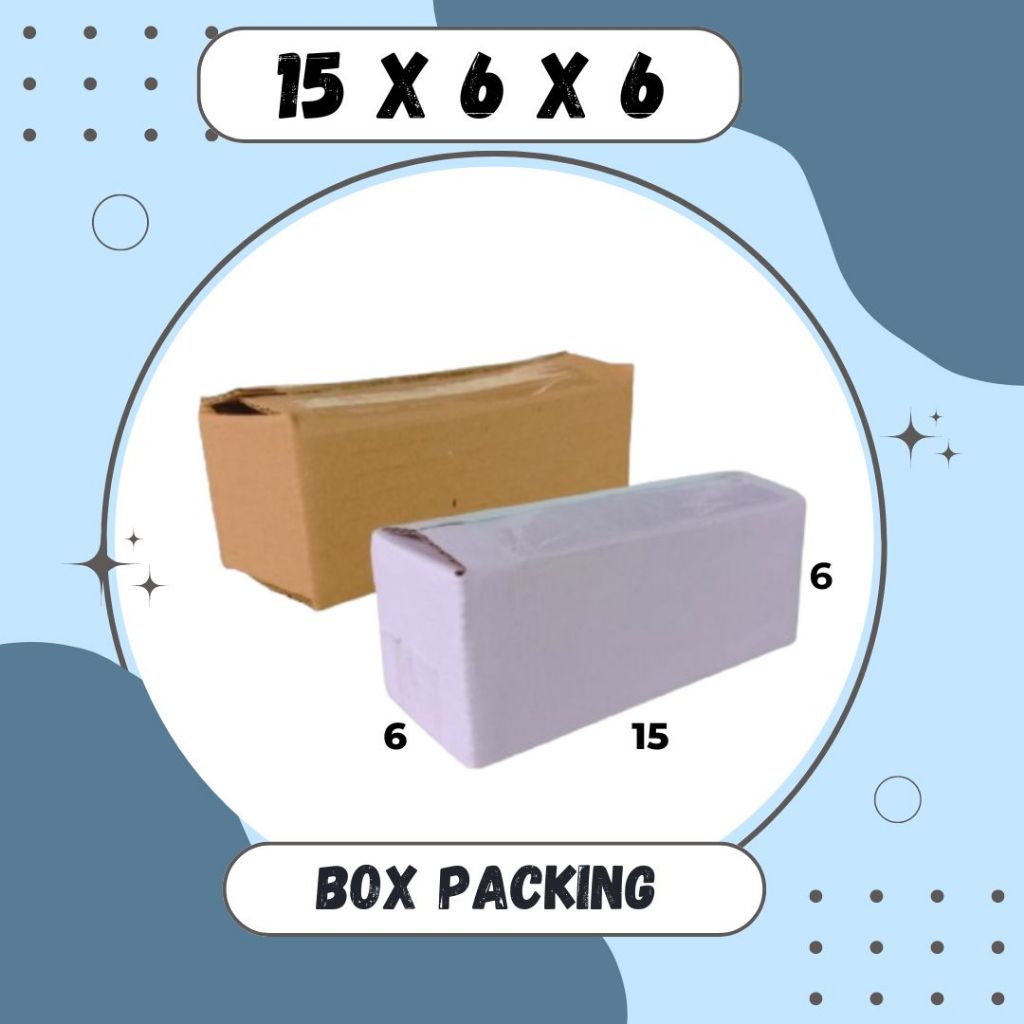 

Box 15x6x6 Kardus A1 Packing Karton Dus Kotak Kemasan Obat Mainan Olshop Souvenir Jamu Sparepart