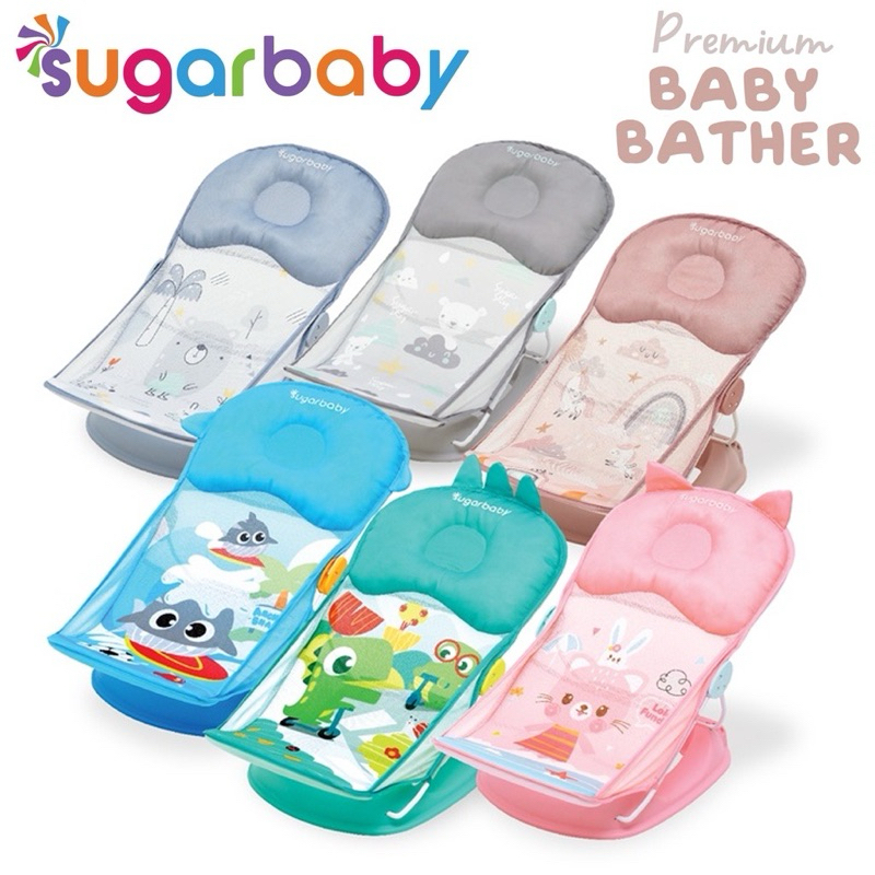 Makassar  Kursi Mandi Sugar Baby Deluxe Baby Bather Perlengkapan Mandi Bayi