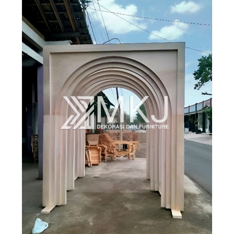 pintu gett pernikahan / pintu masuk pernikahan / pintu utama wedding dekorasi / pelawangan pernikaha