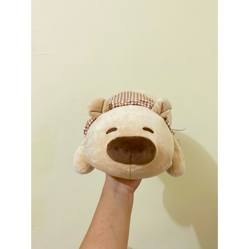 Boneka karakter Bear Miniso Size 37x12cm Original / Boneka Miniso karakter Beruang Cokelat / Boneka 
