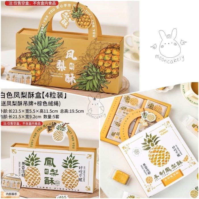 

Kotak Nastar ineapple Box Nastar Packaging Box Exclusive Dus Nastar Gable Box Packaging Nastar Modern