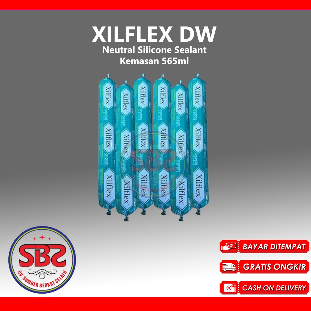 XILFLEX DW LEM Sosis Silicone Sealant Lem Kaca Kayu Aluminium Kusen DLL - Sealant Silicone Netral XI