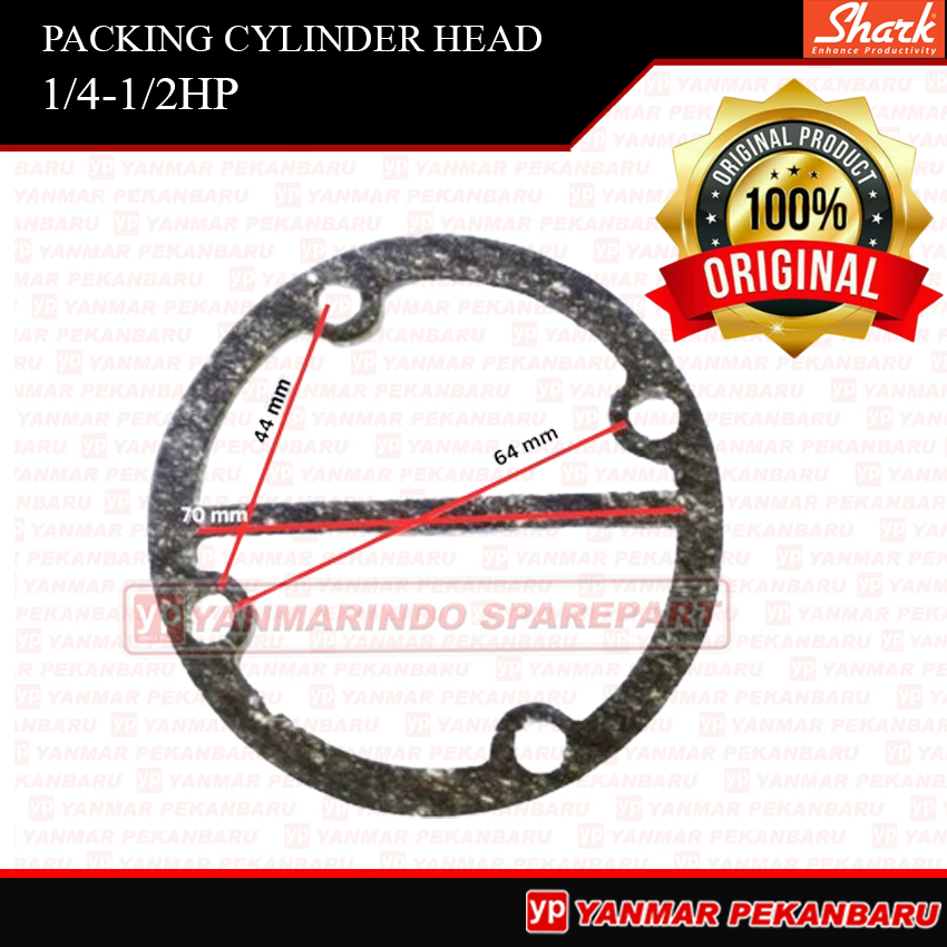 PACKING CYLINDER HEAD GASKET CYLINDER HEAD MESIN KOMPRESOR SHARK
