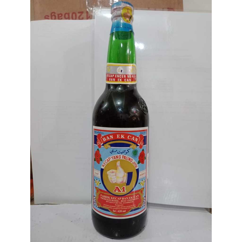 

Kecap Asin Bagan/ Ban Ek Cap Jempol A1 620ml - 1botol