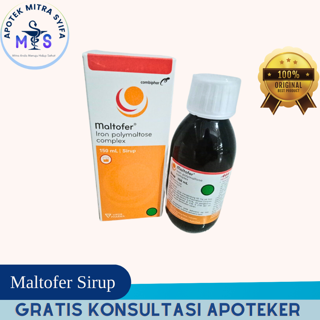 Maltofer Suplemen Zat Besi Sirup 150mL