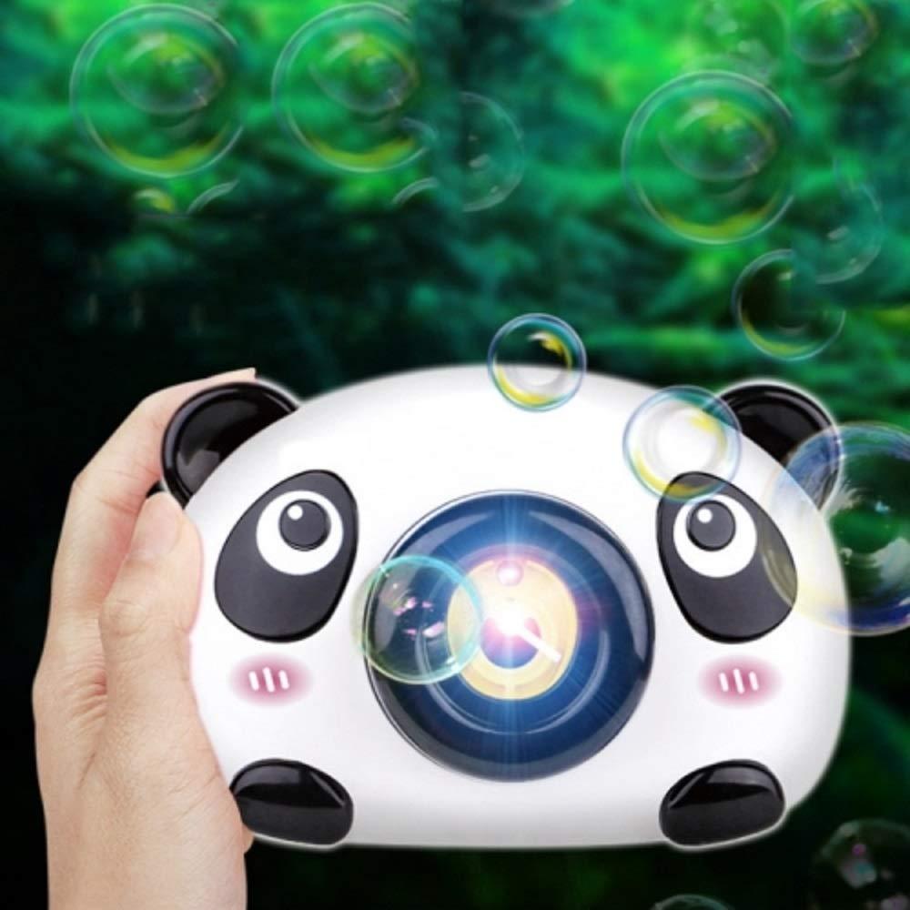 MINISO Gelembung Camera Elektrik Camera Bubble Machine (Panda) Untuk Hadiah Anak-Anak -Panda