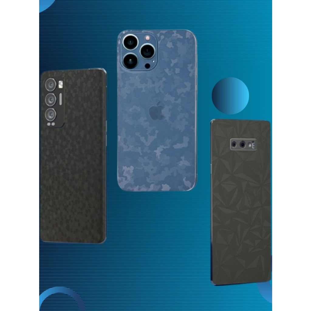 ANTIGORES HYDROGEL BELAKANG MOTIF TRANSPARAN UNTUK SEMUA TIPE HP