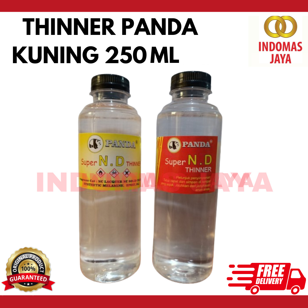 THINNER PANDA KUNING 250 ML - SUPER N.D TINNER