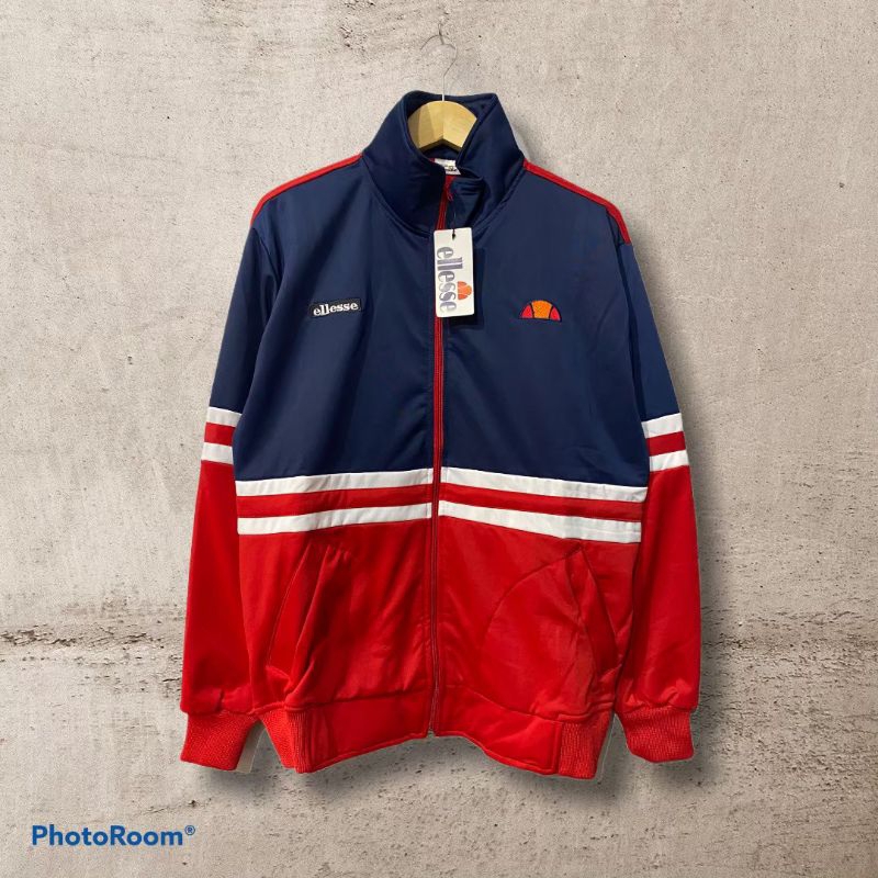 Jaket TRACTOP ELLESSE // Jaket Vintage // Jaket Varsity // Jaket Rugby Pria & Wanita // Jaket Terlar