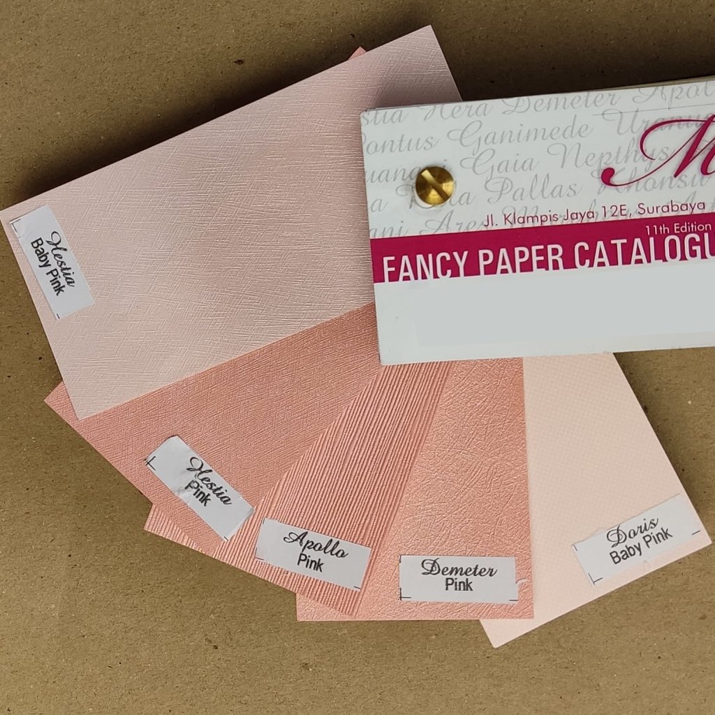 

Fancy Paper Kertas Kado Classic Pink Plano Embossed