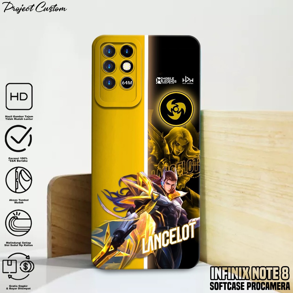 Case Infinix Note 8 - Casing Infinix Note 8 Terbaru [ Hero MobileLegend ] Silikon Hp Infinix Note 8 
