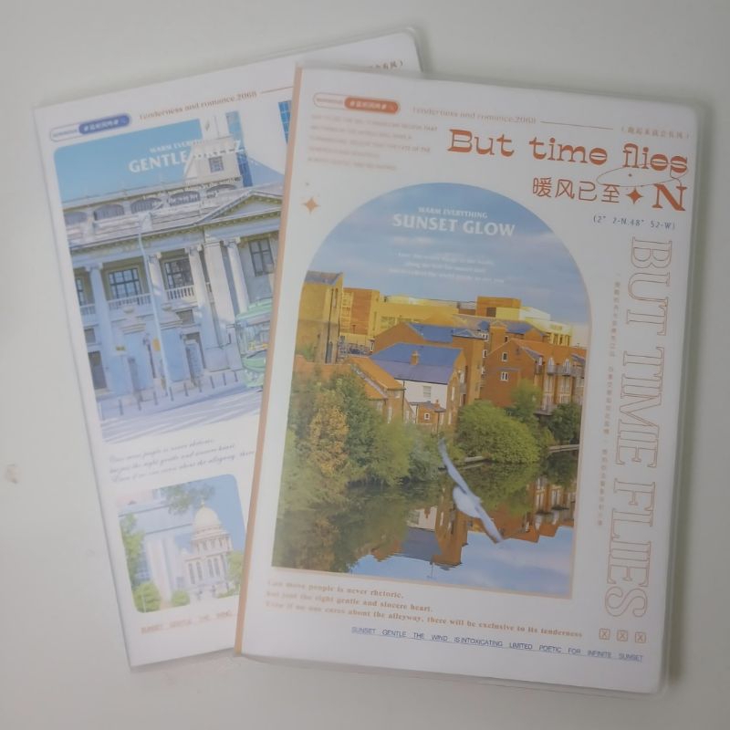 

Buku tulis catatan A5 Notebook Aesthetic Depai Expectation But time flies