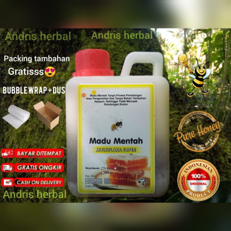 

✅[COD] Madu hutan super multiflora (pure raw honey) sungai madu