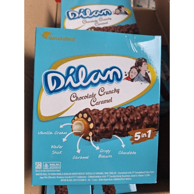 

Dilan Chocolate Crunchy Caramel (1box isi 12pcs)