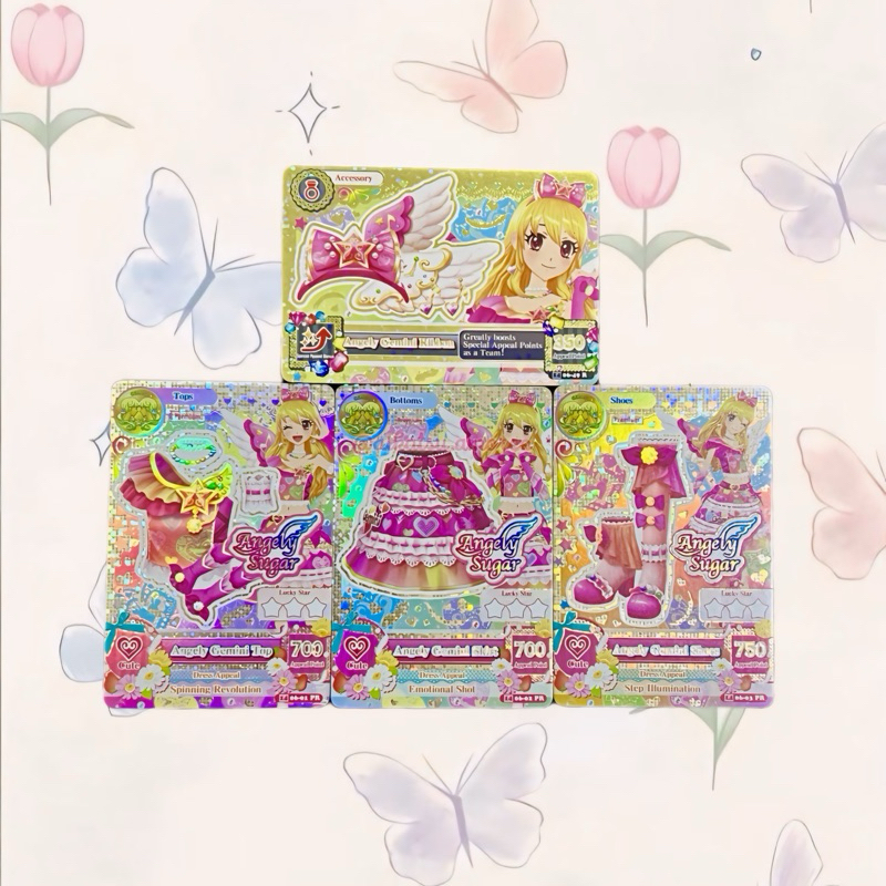 Aikatsu Premium Angely Sugar Angely Gemini Set Ichigo Hoshimiya