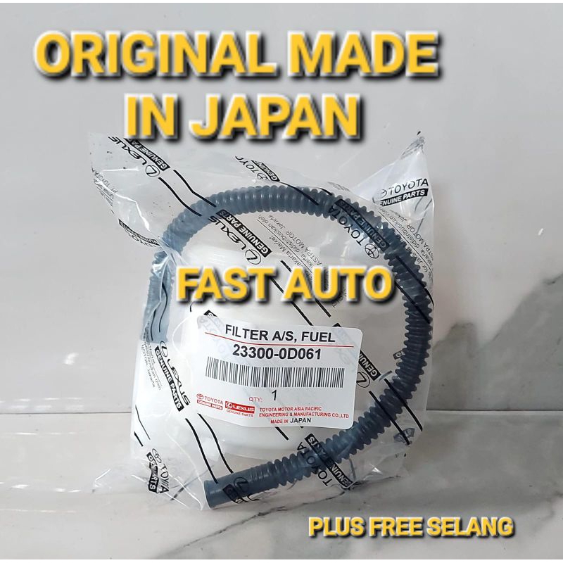 FILTER BENSIN FUEL FILTER SARINGAN BENSIN+SELANG TOYOTA NEW VIOS YARIS LAMA BAKPAO SUZUKI APV ORIGIN