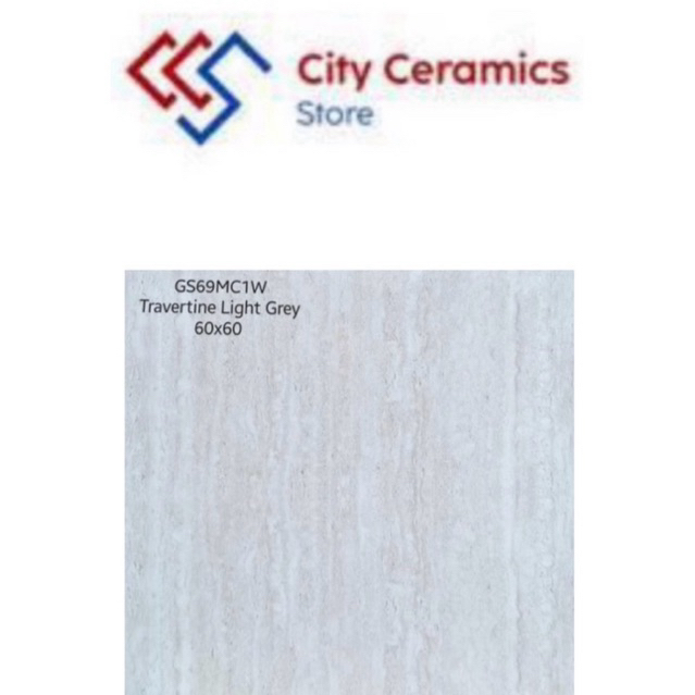 GRANIT GARUDA TRAVERTINE LIGHT GREY 60x60