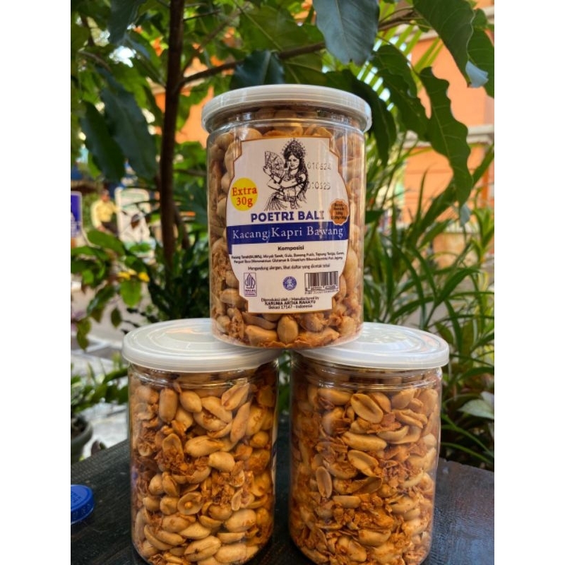 

KACANG BAWANG BALI TOPLES 300 GR