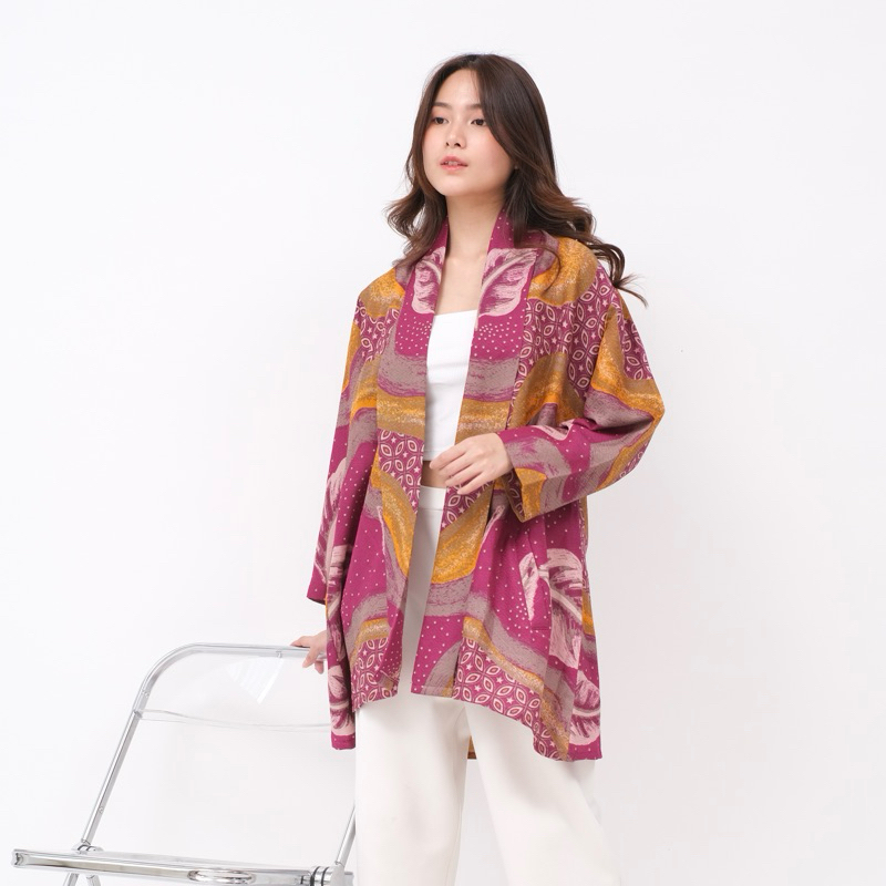 SHANAYA - Blazer Outer Batik Oversize Doby