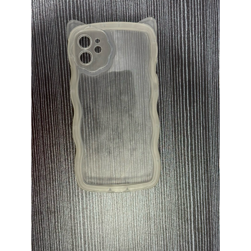 case Iphone 11 bening cute ada telinga kucing