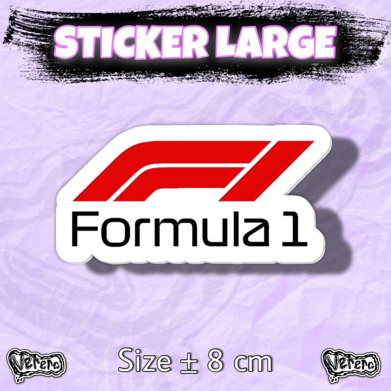 

Sticker F1 Large Laptop Helm Tumbler Vinyl Waterproof