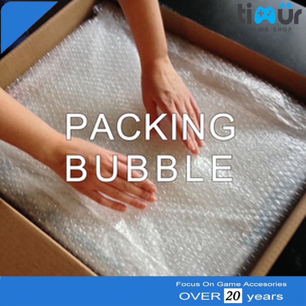 

DAPATKAN Tambahan Packing Bubble Wrap untuk pembelian