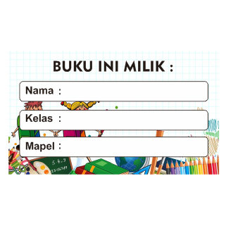 

STIKER LABEL BUKU ISI 24 PCS TIPE C MURAH MERIAH BEST SELLER