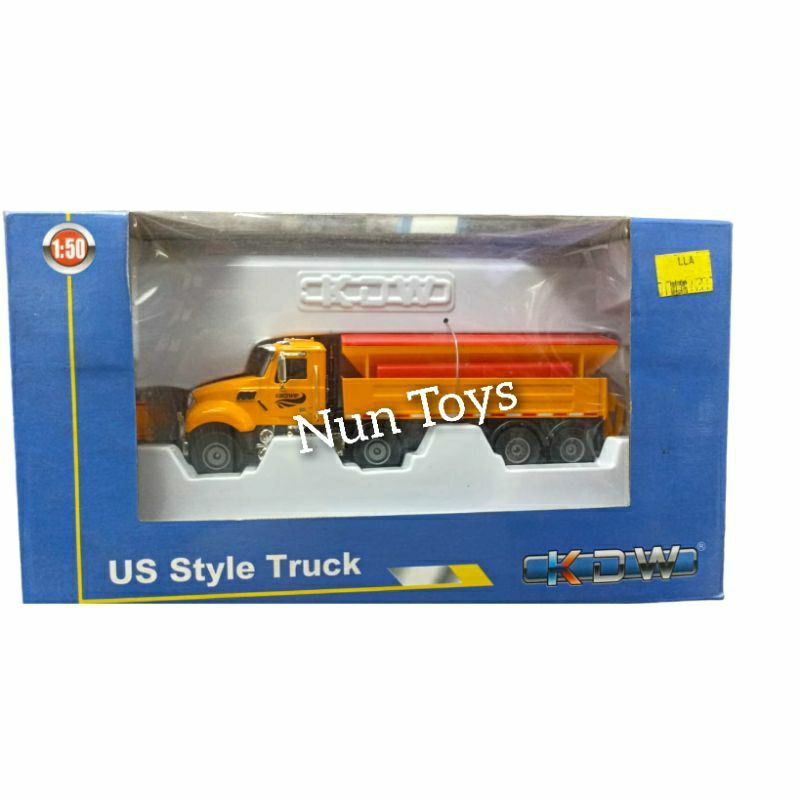 Mainan Diecast Truck Pembersih Jalan Salju 1:50 KDW