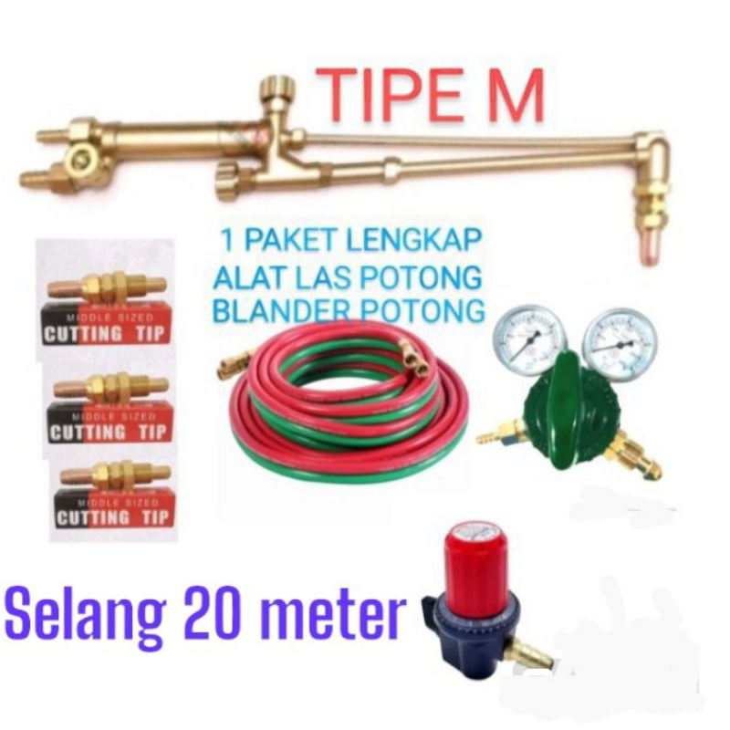STANG BLANDER LAS POTONG TYPE M LENGKAP