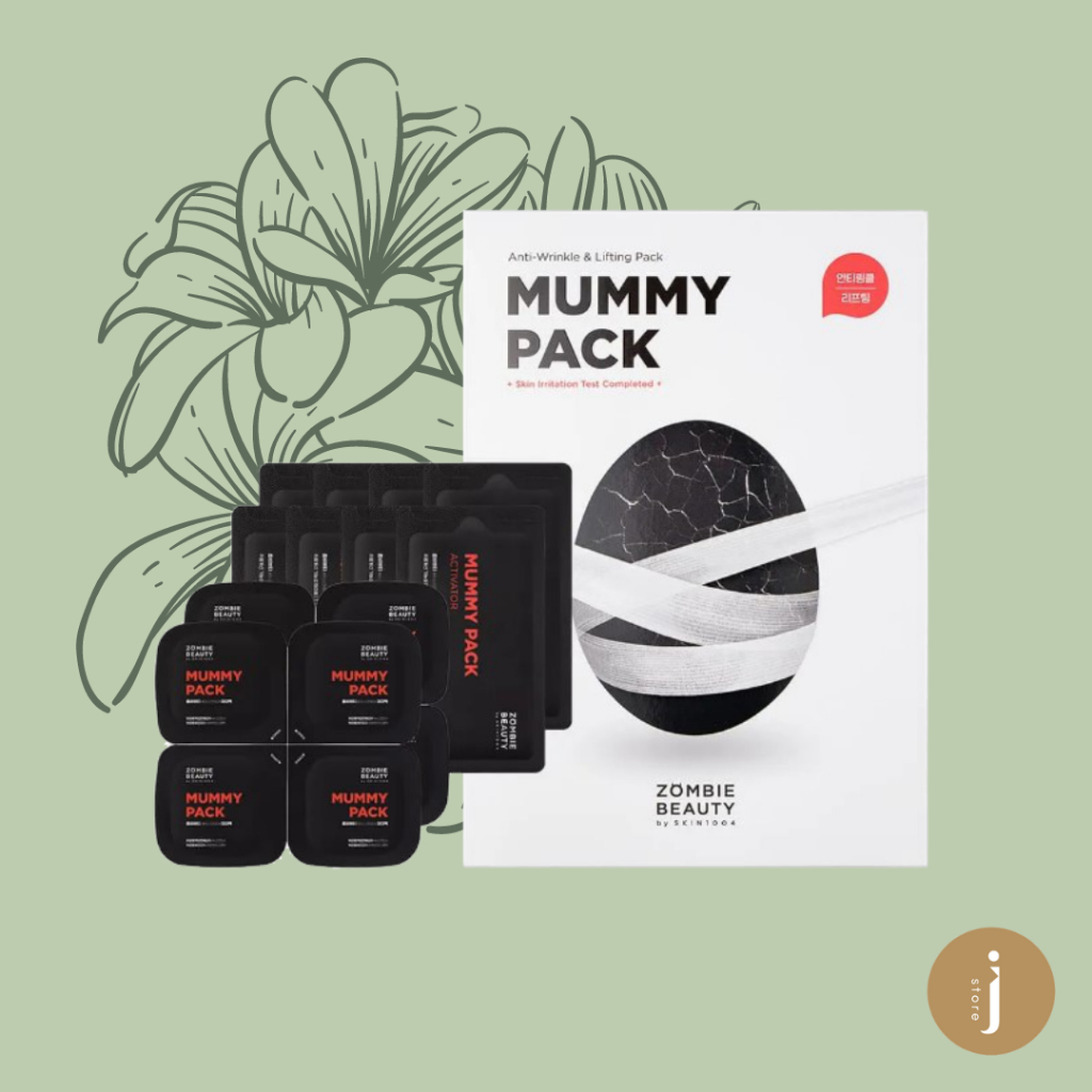 1 PCS Zombie Beauty by SKIN1004 (Anti-Wrinkling) Mummy Pack MASK