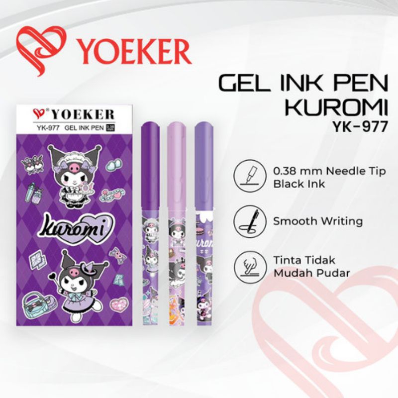 

Yoker Gel Ink pent 1 pack 12 pcs