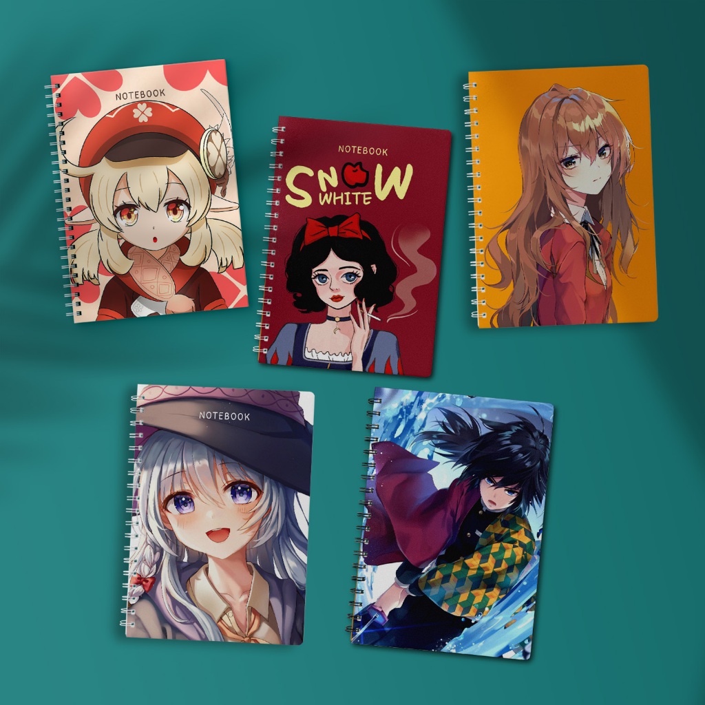 

Bebeday - Notebook Spiral | Buku Catatan | Buku Agenda | Seri Anime 001