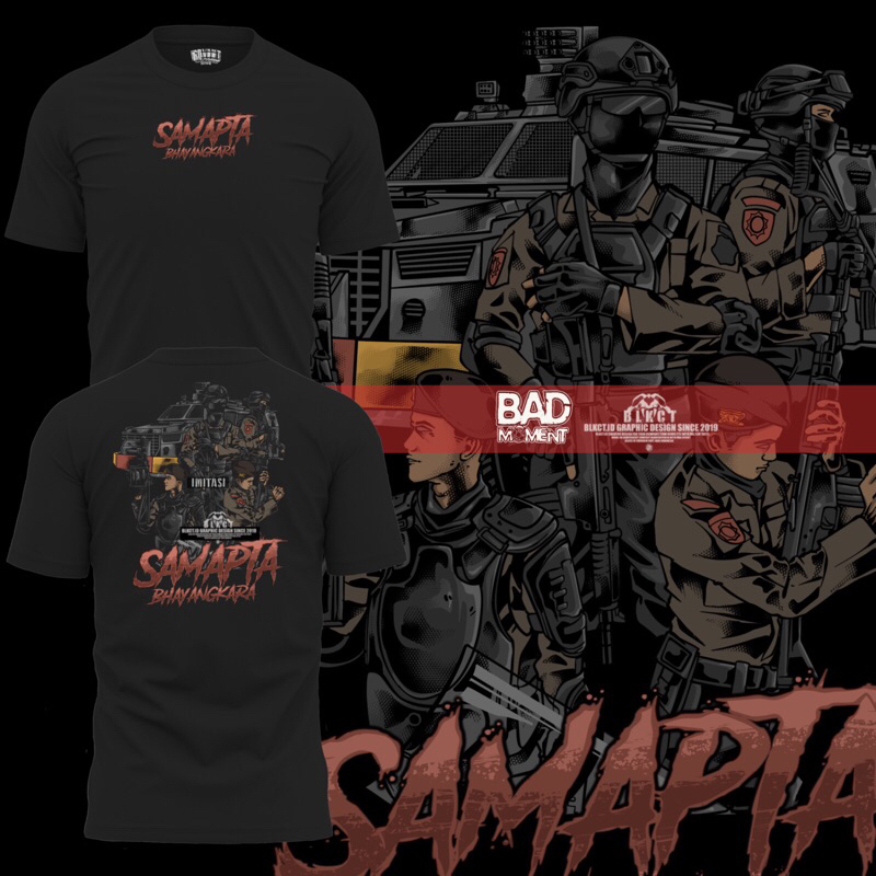 Kaos Tactical Samapta Bhayangkara