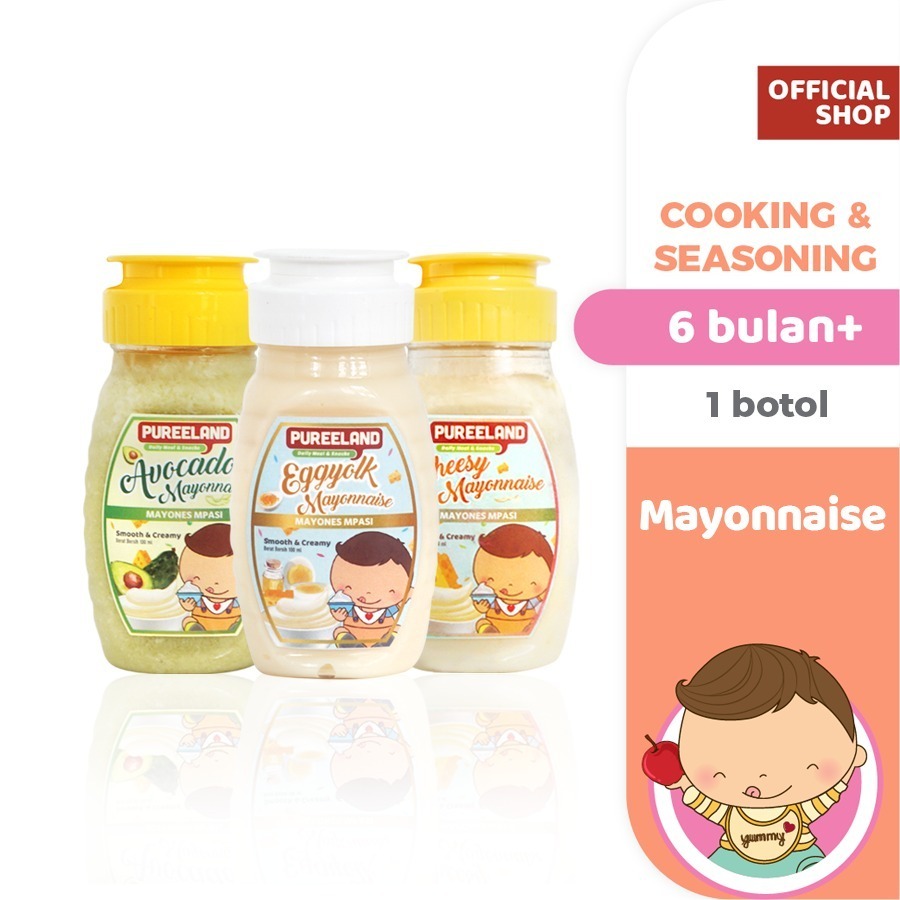 

Pureeland Cheesy Mayonnaise / Mayones Keju MPASI / Bumbu MPASI