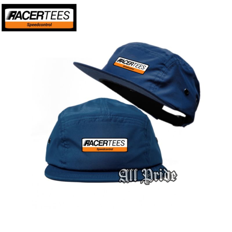 Topi 5 Panel RACERTEES SPEED CONTROL/Five Panel Snapback Racing /Topi Pria Wanita Fashion Race Balap