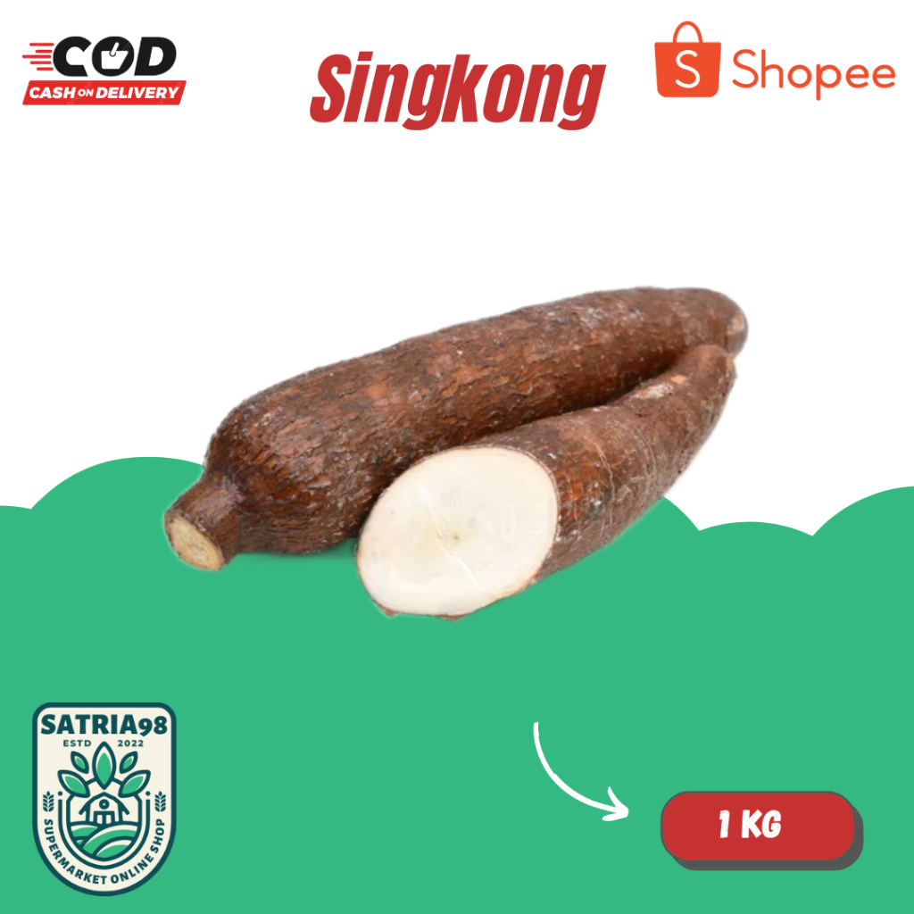 

Singkong/Ubi kayu pilihan murah 1kg (COD)
