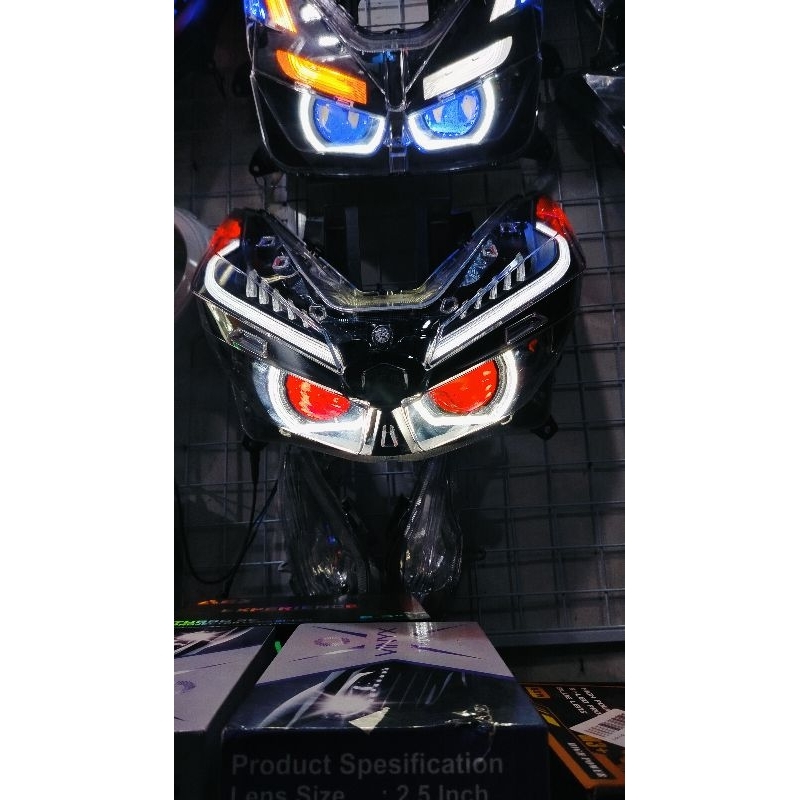 Paket biled fullset tinggal pasang Vario LED new 125/150 double biled