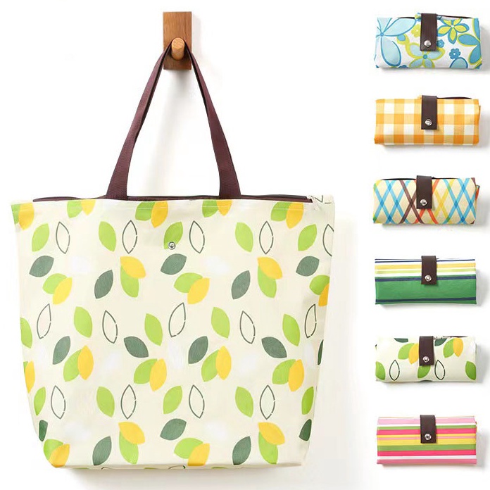KP8 TAS4 TAS LIPAT RESLETING  TAS BELANJA LIPAT  SHOPPING BAG  ECO BAG MOTIF ANTI AIR UKURAN BESAR